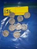 9 Buffalo Nickels