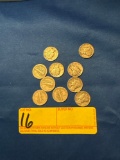 10 Silver Mercury Dimes