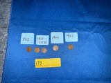 5 Wheat Cents