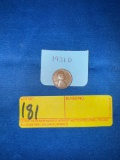 1931D Wheat Cent