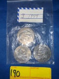 3 1977 Eisenhower Dollar Coins
