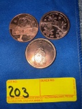 Copper One Ounce Rounds