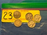 Silver Liberty Head & Mercury Dimes