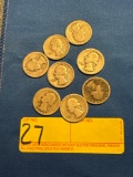 1930s Washington Silver Quarters