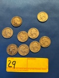 1950s Washington Silver Quarters