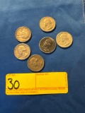 1960s Washington Silver Quarters