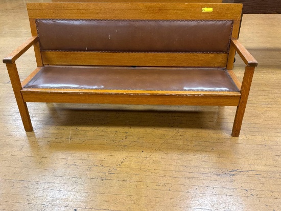 Antique Elks Lodge Bench