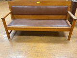 Antique Elks Lodge Bench