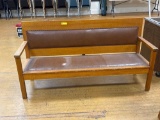 Antique Elks Lodge Bench