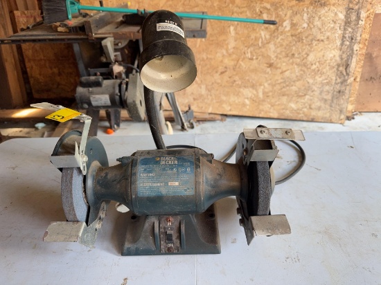 Black & Decker Bench Grinder with Work Light