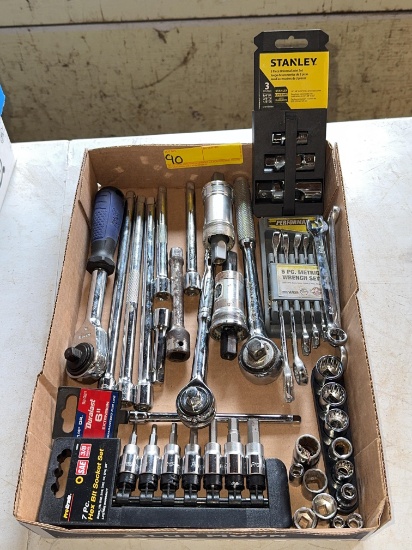 Sockets, extensions, Wrenches & more