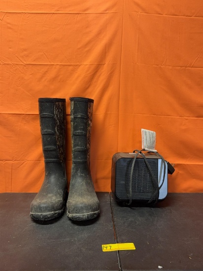 LaCrosse size 9 Boots & Heater