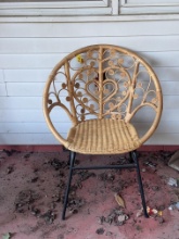Wicker Style Outdoor Chair