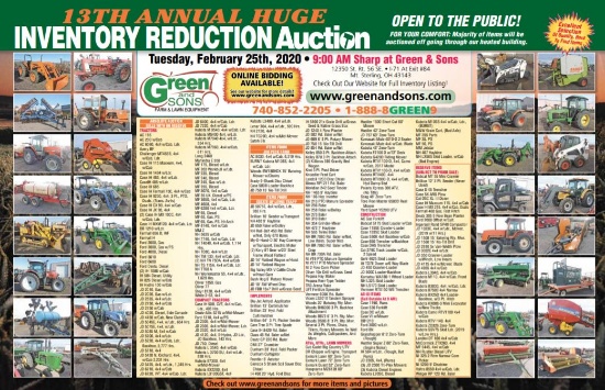 ANNUAL INVENTORY REDUCTION AUCTION