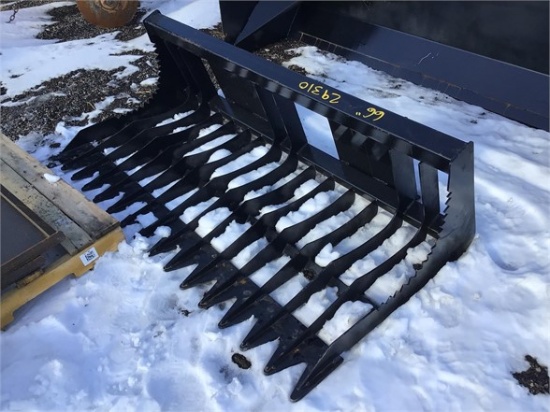 Bucket CUSTOM MADE 66" ROCK BUCKET SKID STEER MOUNT 29310