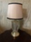 Table Lamp Brass and Crystal