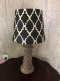 Table Lamp w/Black Shade