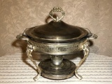Silver colored Chafing Dish