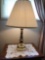 Brass touch control table lamp