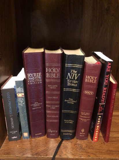 Holy Bible and Religious Book Lot