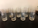 Monogrammed beer glasses