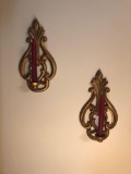 Candle Sconce Pair
