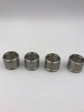 Preisner Pewter Napkin Rings set of 4