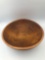 Large handmade wooden bowl