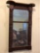 1800s Large Federal Mirror with Top Shelf