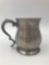 18th early 19th century English Georgian pewter tankard 1 quart