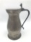 HUGE Continental European Pewter Flagon 1750 to 1800