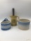 Three pieces of Salt Glaze Stoneware