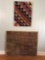 Lot of 2 Mounted Hook Rugs
