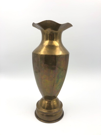 Trench Art Vase from WW2 Artillery Shell