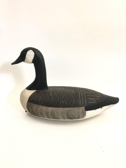 Early Goose Decoy Hand Carved and Painted