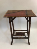 1800s Painted Bamboo Table