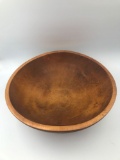 Large handmade wooden bowl