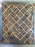 1930-1940 Summer Coverlet Quilt from Woodruff, SC