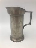 Early 20th century 1 quart Dutch pewter measure