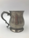 18th early 19th century English Georgian pewter tankard 1 quart