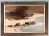 A.E. Boedeker (1893-1985) Signed Bodie Oil Painting