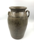 Southern Pottery Churn Signed by Matthew Hewell - Georgia