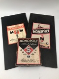 Vintage monopoly game and boards
