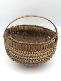 1880s Cherokee Egg Basket w/Stripe