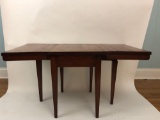 1800s Child Drop Leaf Table with Tapered Legs