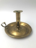 1840s American Brass Chamber Stick