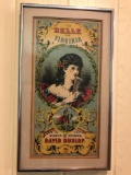 1800s Tobacco Lithograph - The Belle of Virginia