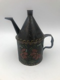 Early 20th century toleware watering can