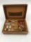 Leather Jewelry Box Full of Cuff Links