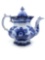 1800s Flow Blue Teapot Mayer